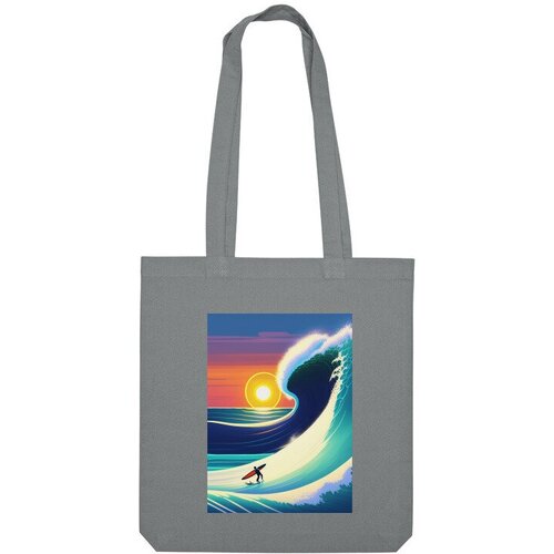 фото Сумка шоппер us basic, серый