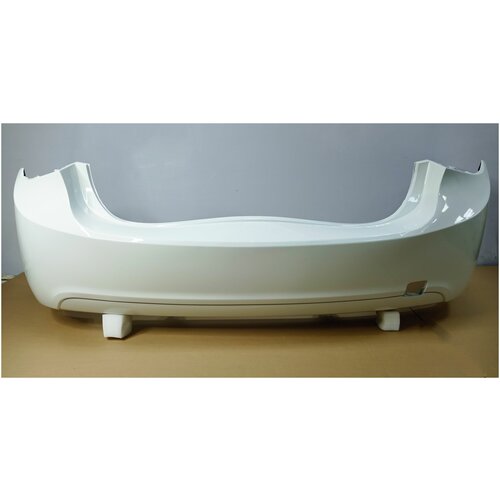 Бампер задний седан без отв. п/парктроники в цвет кузова Chevrolet Cruze Шевроле Круз (2009-) GAZ,40R- Белый