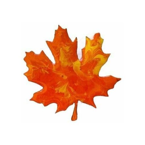 Брошь «Осенний лист»