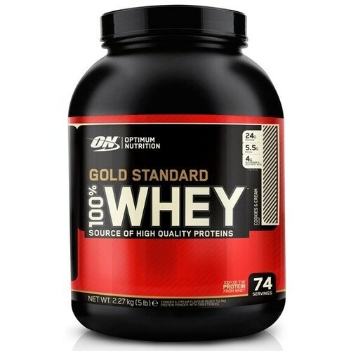 Optimum Nutrition 100 % Whey Gold Standard (2270г) Ванильное мороженое