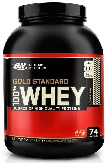 Optimum Nutrition 100 % Whey Gold Standard (2270г) Ванильное мороженое