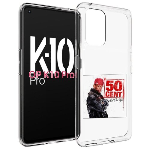 Чехол MyPads 50 Cent - Still On Top для OPPO K10 Pro задняя-панель-накладка-бампер