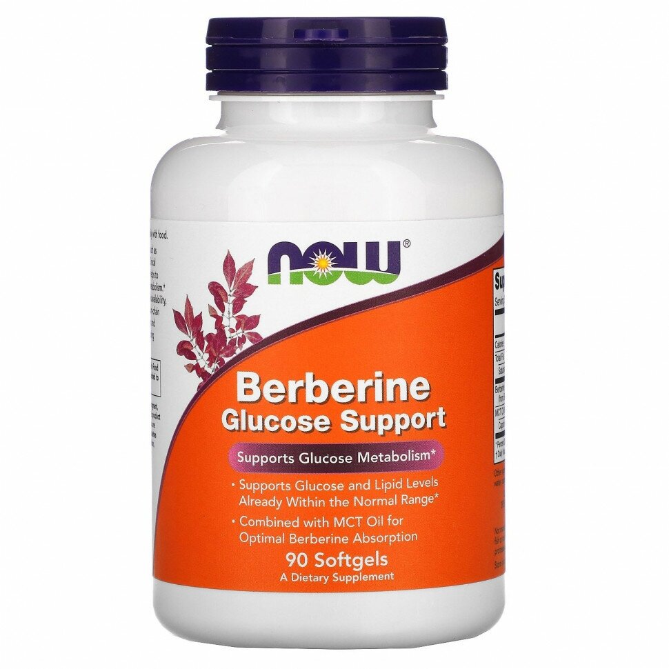 Now foods Berberine Glucose Support 90 softgel