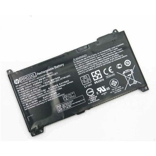 Аккумулятор для ноутбука HP ProBook 430 G4, (RR03XL, HSTNN-LB7I), 48Wh, 11.4V аккумулятор акб аккумуляторная батарея rr03xl для ноутбука hp g4 440 11 4в 3500мач