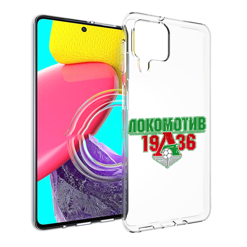 Чехол MyPads ФК локомотив 1936 для Samsung Galaxy M53 (SM-M536) задняя-панель-накладка-бампер