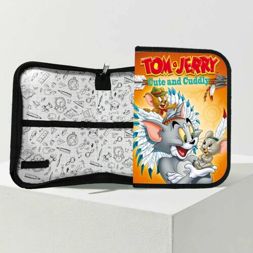 Пенал школьный Том и Джерри - Tom and Jerry № 5 напиток tom and jerry том и джерри fizzy apple splash сильногазированный 0 75 л
