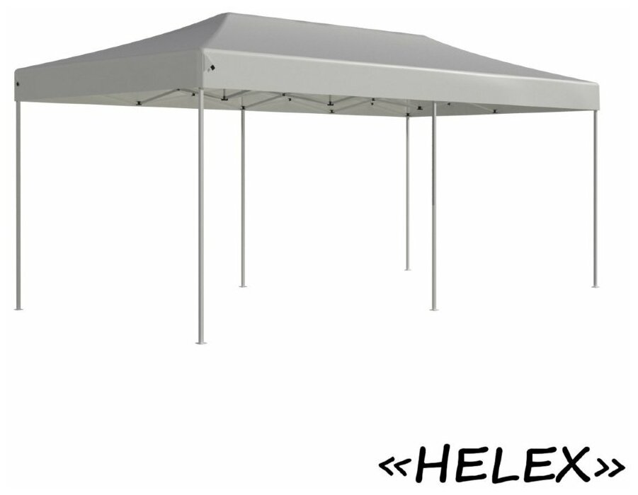 Helex Тент-шатер быстросборный Helex 4360 3x6х3м полиэстер белый - фотография № 14