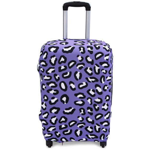 Чехол для чемодана itcovers, 80 л, размер M/L, фиолетовый, белый