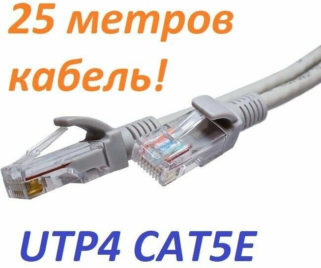 Патч-корд / Кабель UTP 4PR 24AWG CAT5e