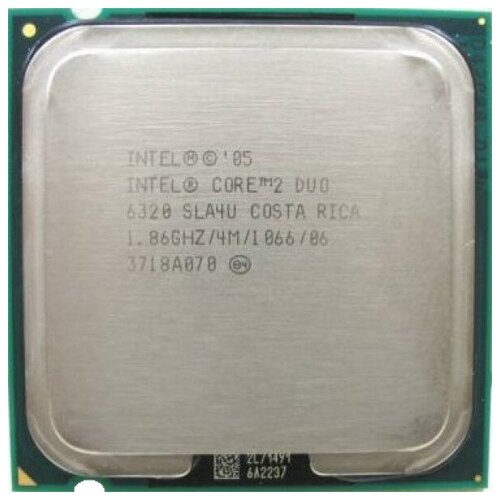 Процессор Intel Core 2 Duo E6320 Conroe LGA775, 2 x 1867 МГц, OEM процессор intel celeron 440 conroe l lga775 1 x 2000 мгц oem