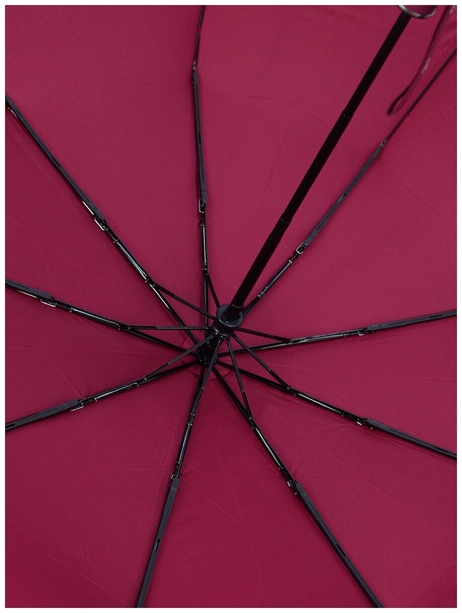 Зонт женский автомат, зонтик взрослый складной антиветер 2602/малиново-красный