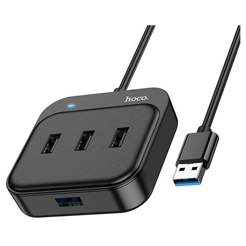 Хаб USB Hoco HB31 1xUSB 3.0 + 3xUSB 2.0 20cm 6931474784889