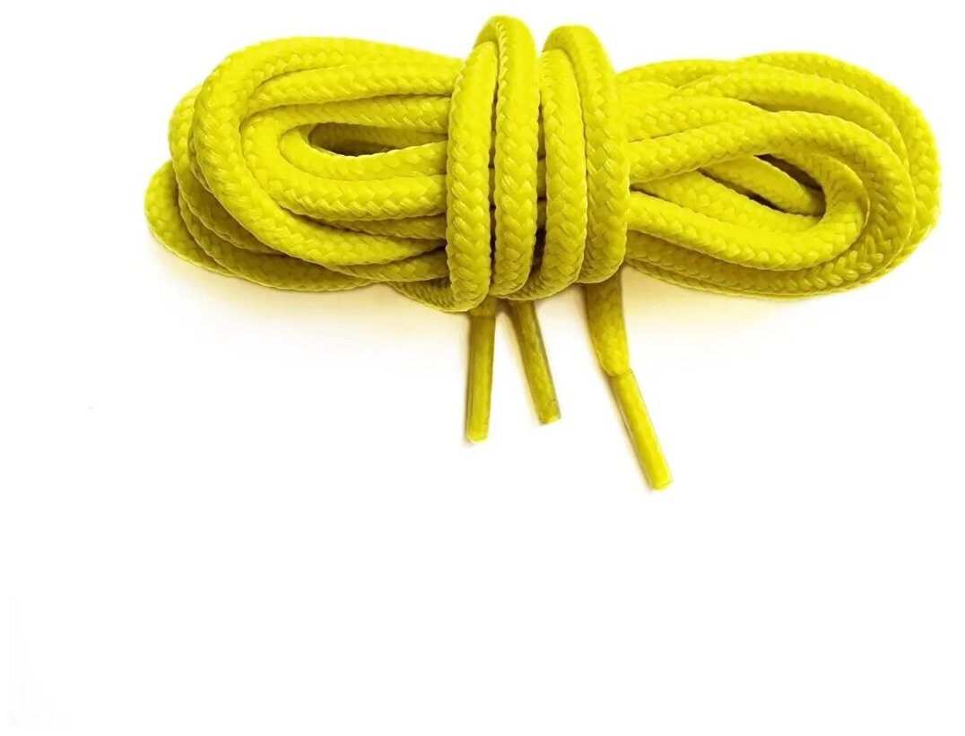 Шнурки LENKO желтые круглые 160 см