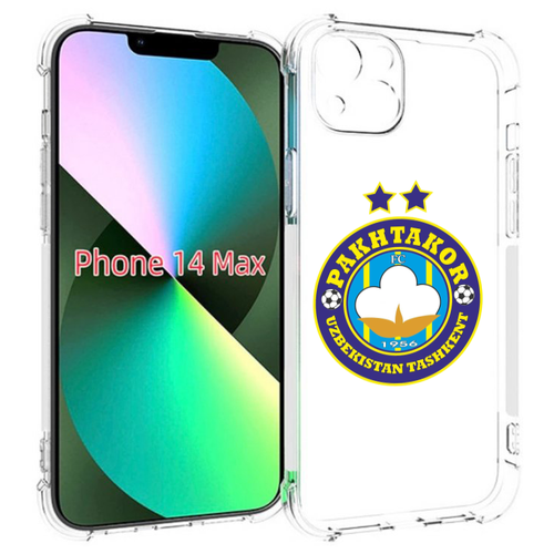 Чехол MyPads Фк Пахтакор Pakhtakor мужской для iPhone 14 Plus (6.7) задняя-панель-накладка-бампер