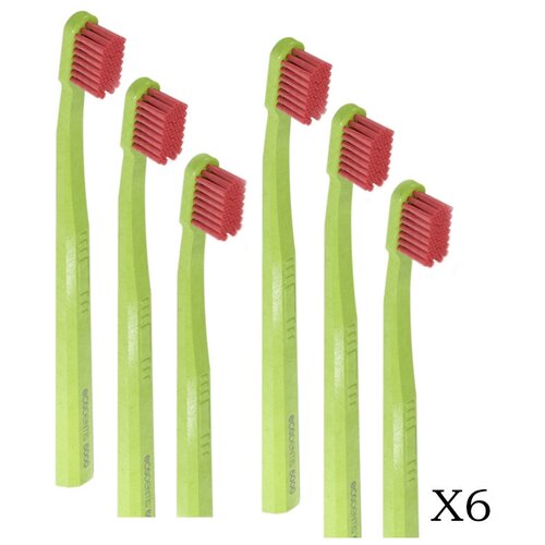 Инновационная супер мягкая зубная щетка ECODENTIS 6000 Super Soft (6 шт.)