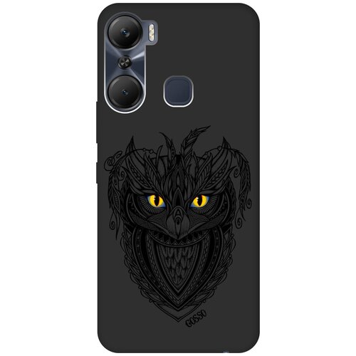 Матовый Soft Touch силиконовый чехол на Infinix Hot 12 Pro, Инфиникс Хот 12 Про с 3D принтом Grand Owl черный матовый soft touch силиконовый чехол на infinix hot 12 pro инфиникс хот 12 про с 3d принтом grand leo черный