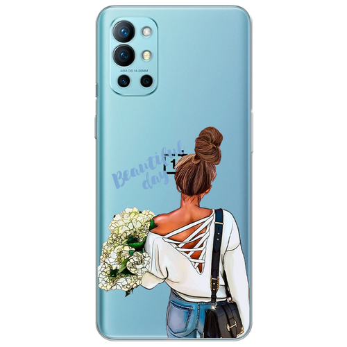 Силиконовый чехол на OnePlus 9R / ВанПлас 9R Beautiful day vector, прозрачный силиконовый чехол на oneplus 10 pro ванплас 10 про beautiful day vector прозрачный