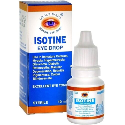 Лосьон для глаз индийский Айсотин (Isotine) Jagat pharma 10мл