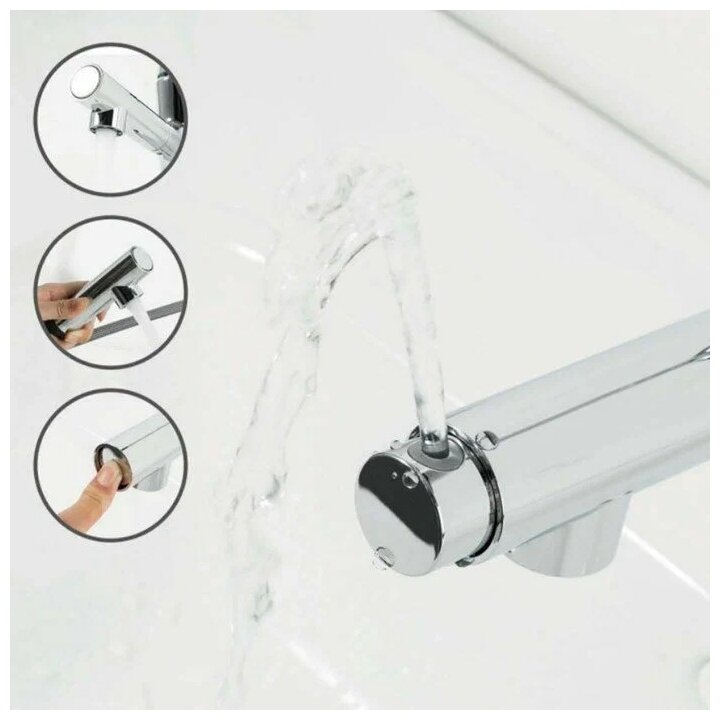Смеситель Gappo G1052-70 для раковины - фото №4