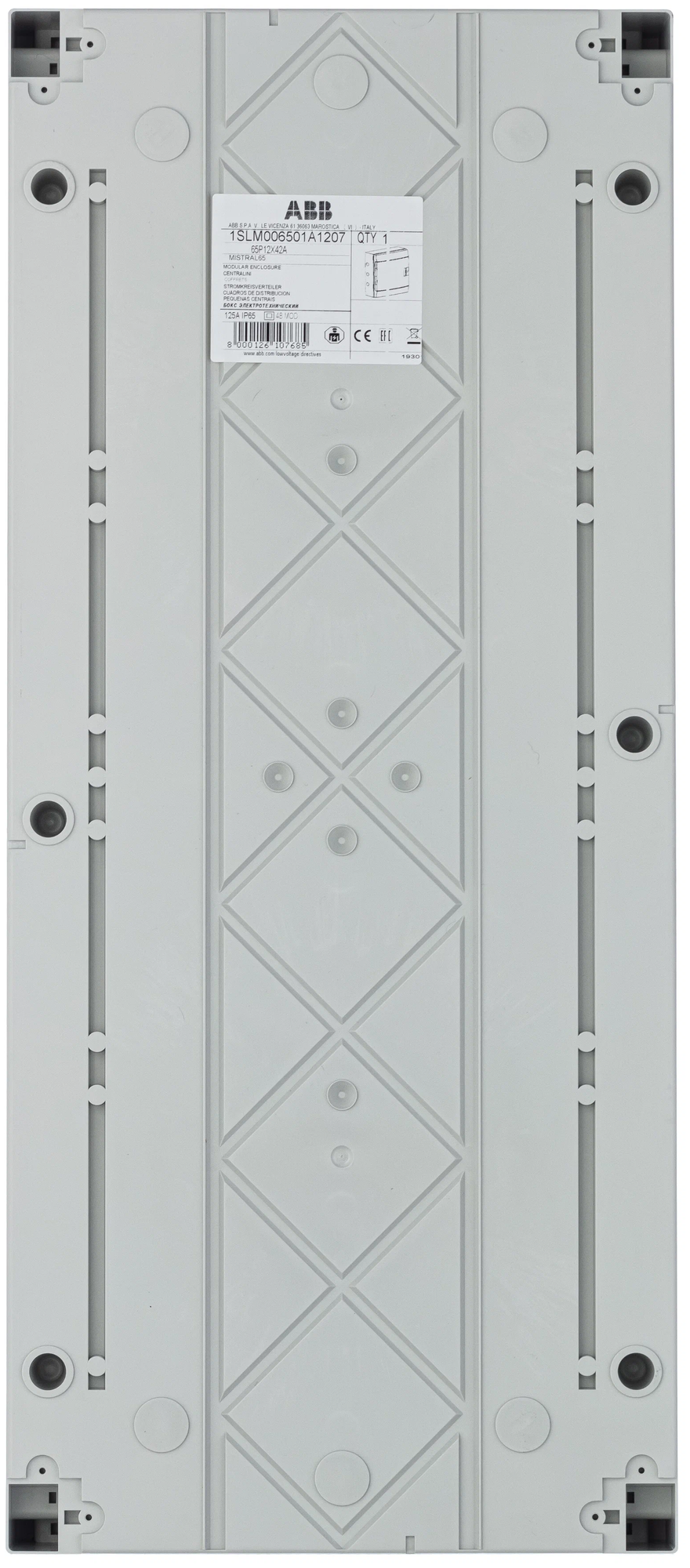 Щит распределительный ABB 1SLM006501A1207 навесной, пластик, - фотография № 4