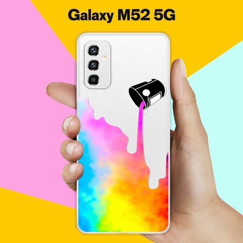 Силиконовый чехол на Samsung Galaxy M52 5G Краски / для Самсунг Галакси М52