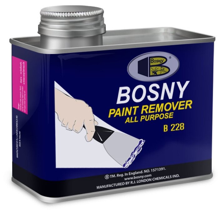 Удалитель смывка красок гелевая (400 гр.) Bosny Paint Remover