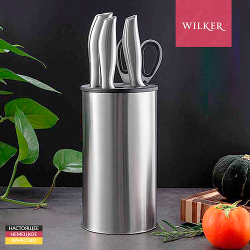 Подставка для ножей WILKER 23х11,6 см из металлическая, круглая