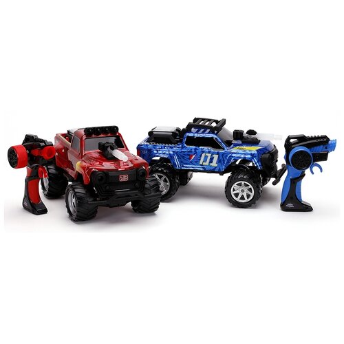 Набор машин Jada Toys Набор Battle Machines Laser Combat, 31642, 1:16, blue/red