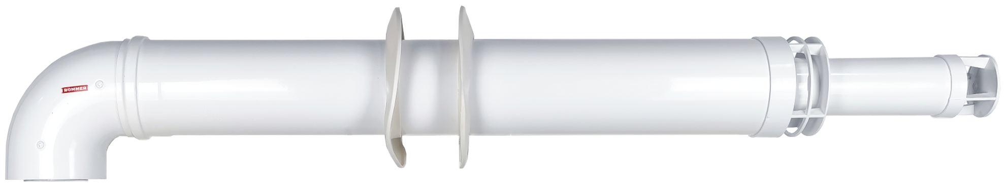Комплект дымохода Rommer антилед универсальный 60/100 - 1000мм (кроме Immergas и Navien Deluxe)