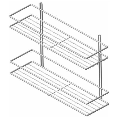 Полка для ванной ProfFero П0001495 Хром настенная 2 яруса