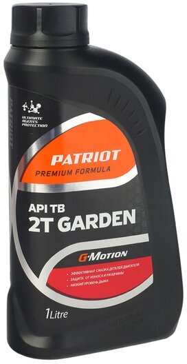 Масло Patriot G-Motion 2Т GARDEN G-Motion 1л (850030300) .