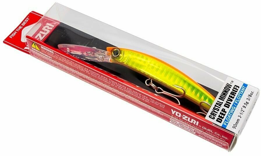 Воблер для рыбалки Yo-Zuri Crystal Minnow DD R1134 HOBG