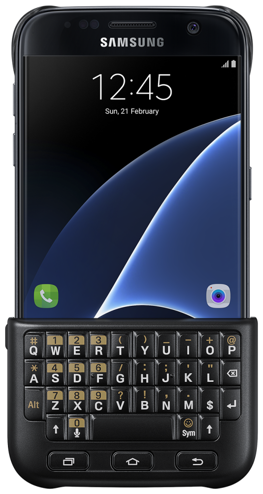 Чехол-клавиатура Samsung Keyboard Cover для Samsung Galaxy S7 SM-G930 EJ-CG930UBEGRU черный