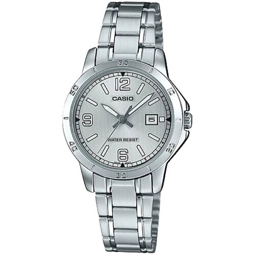 Наручные часы CASIO Collection LTP-V004D-7B2, серебряный, серый