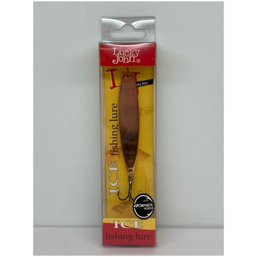 Блесна зимняя Lucky John Ice Fishing Lure 6760-С Медный блесна зимняя lucky john ice fishing lure 6750 s серебристый