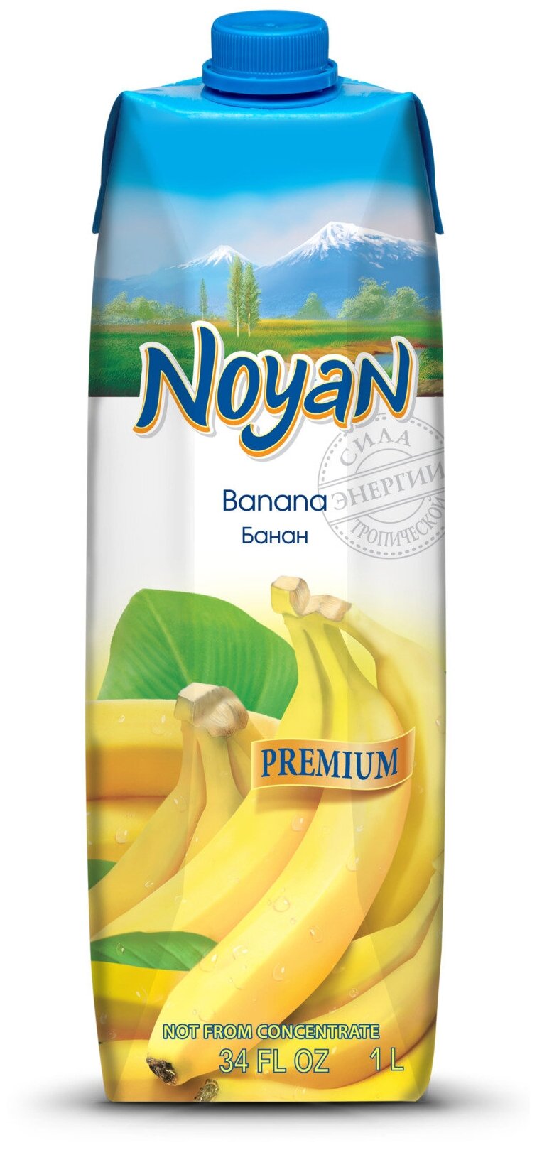 Ноян сок 1л (банан) упаковка 12шт - фотография № 2