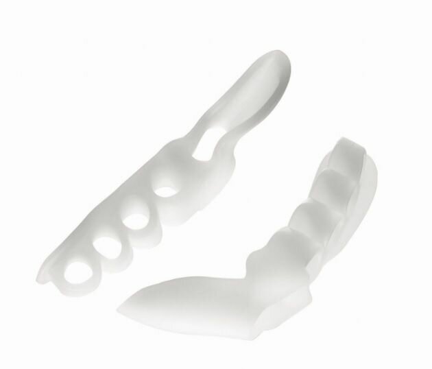 Lian Beauty Accessories Разделители для пальцев с защитой косточки ноги/ Межпальцевый разделитель на 5 пальцев ног силиконовый.