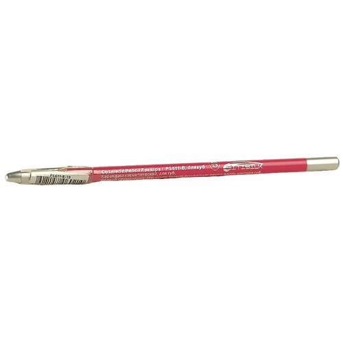 Sitisilk Карандаш косметический для губ с точилкой Cosmetic Pencil For Lips, арт. PS 611-B, тон 010, дерево 1.7 г блеск для губ sitisilk peach pink 7 мл