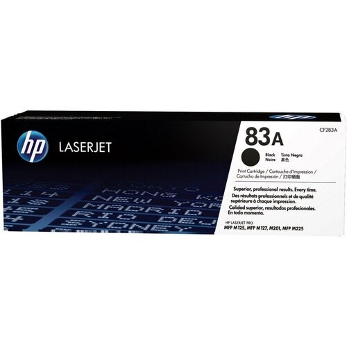 Картридж для лазерных принтеров HP 83A, черный, LJ Pro MFP M125 (CF283A)