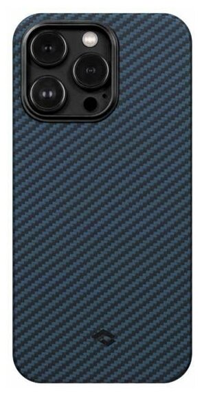 Чехол Pitaka MagEZ Case 3 для iPhone 14 Pro Max, 1500D цвет Black-Blue (Twill)