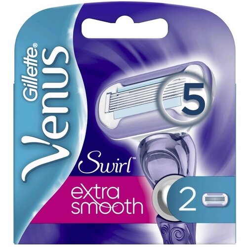 --- Сменные кассеты для бритья Gillette Venus Swirl, 2 шт.