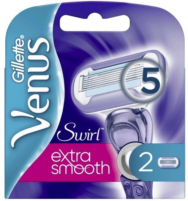 Сменные кассеты для бритья Gillette Venus Swirl, 2 шт. 1335336