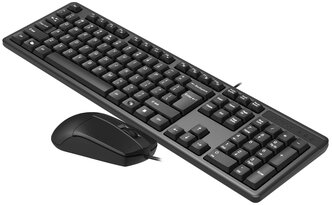 Комплект клавиатура+мышь A4Tech KK-3330 черный/черный (kk-3330 usb (black))