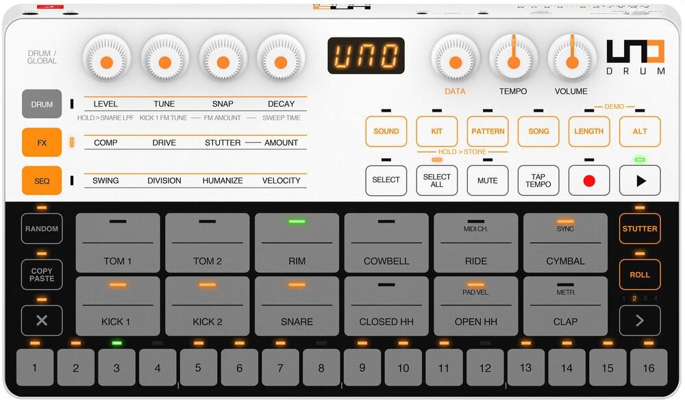 MIDI-клавиатура IK Multimedia UNO Drum