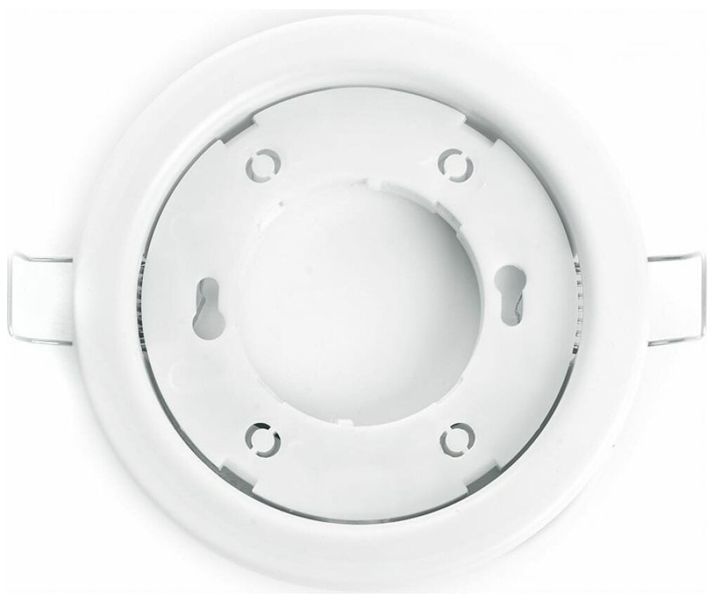 фото Светильник встраиваемый DL53 потолочный GX53 белый матовый, FERON 41701 (1 шт.)