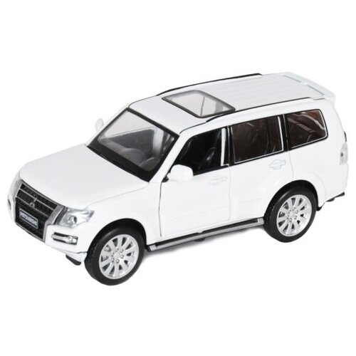 Машина металлическая Msz 68663 Mitsubishi Pajero свет и звук белый 1:32