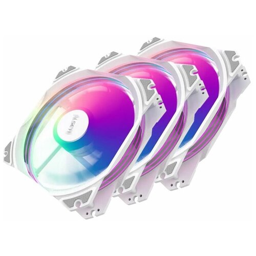 Вентилятор в корпус ALSEYE M120-PWA KIT FAN 3*120mm, 800-1700rpm, 31-66CFM, 19.4-33.8dBA, AURA RGB, PWM + 3pin Aura, RTL