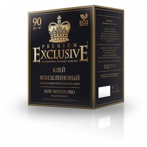 клей флизелиновый exclusive pro 180 Клей для обоев Exclusive флизелиновый PRO 500 гр.