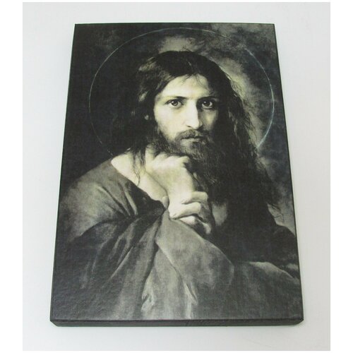 Икона Мой Судия, размер иконы - 10x13 картина гобеленовая икона христа спасителя размер по багету внешний 34х38 см
