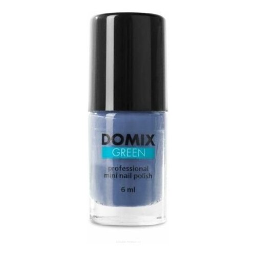 Domix Green Professional Лак для ногтей, голубой, 6 мл